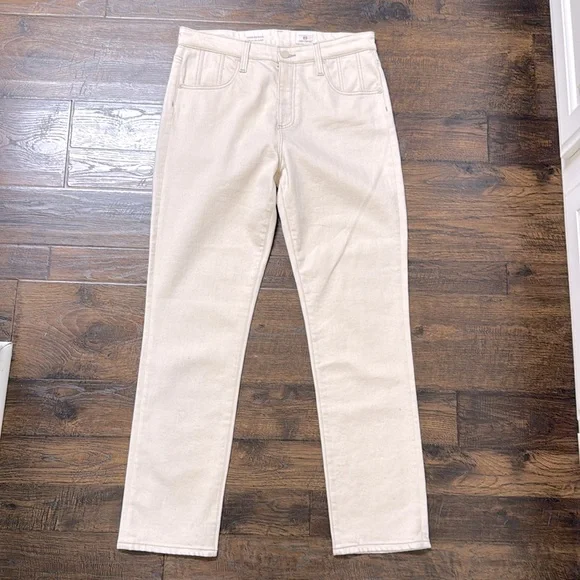 AG Jeans Paneled Mari High-rise Slim Straight Women’s Size 31 - Picture 1 of 6